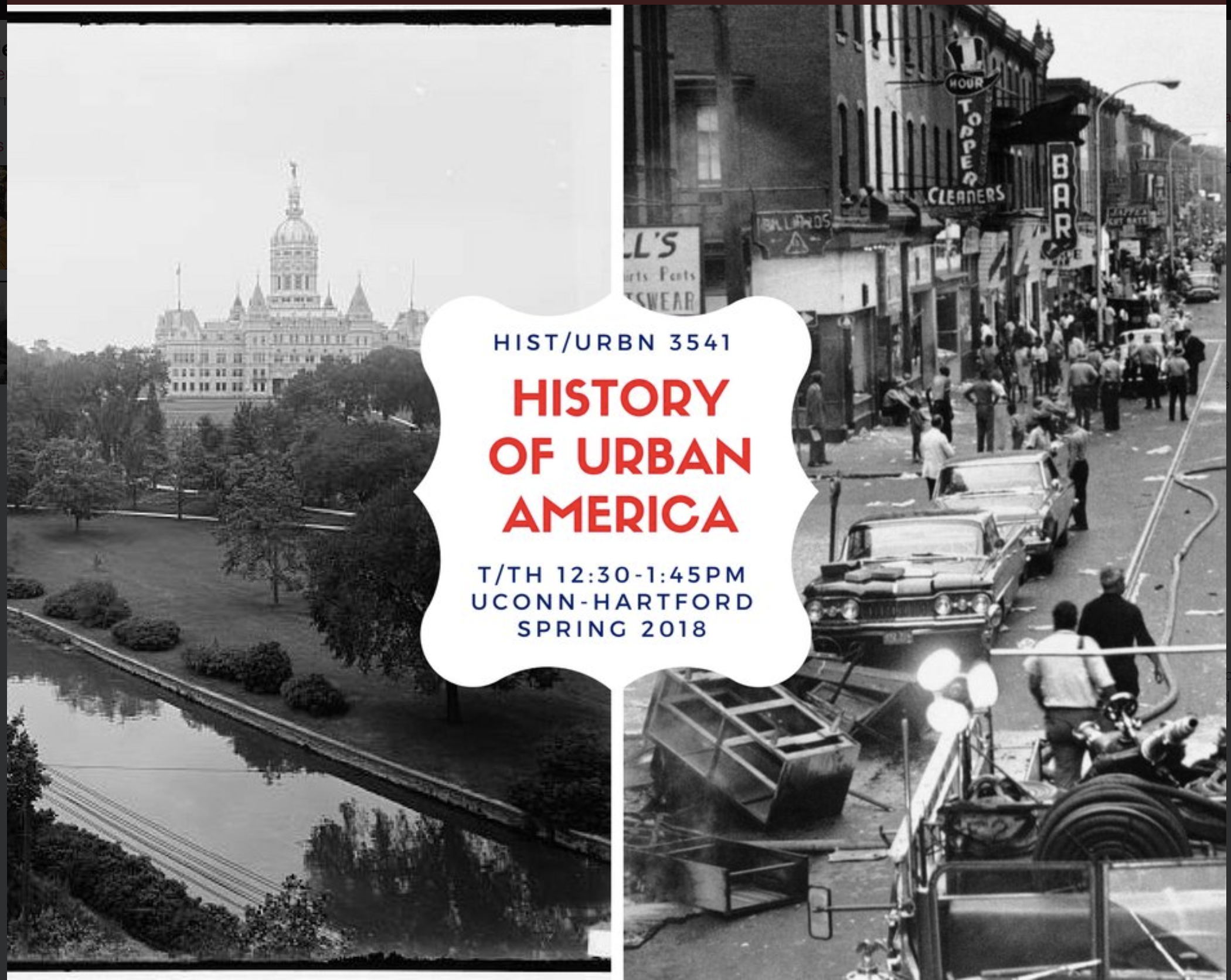 urban history flyer spring 2018